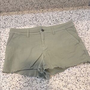 Prana Green Cargo Shorts Lightweight Summer Essential